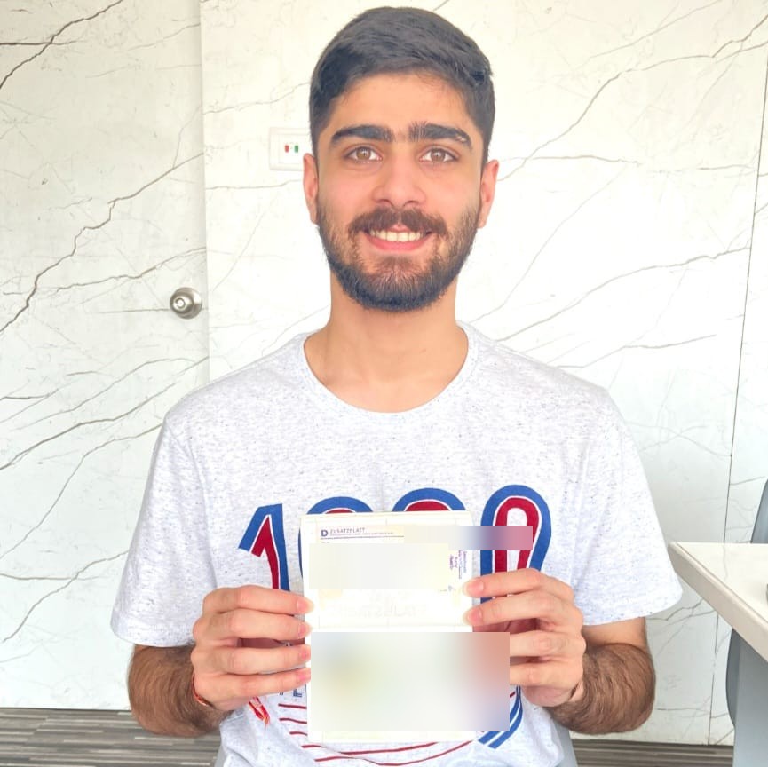 Nirmit — approved visa (redacted)